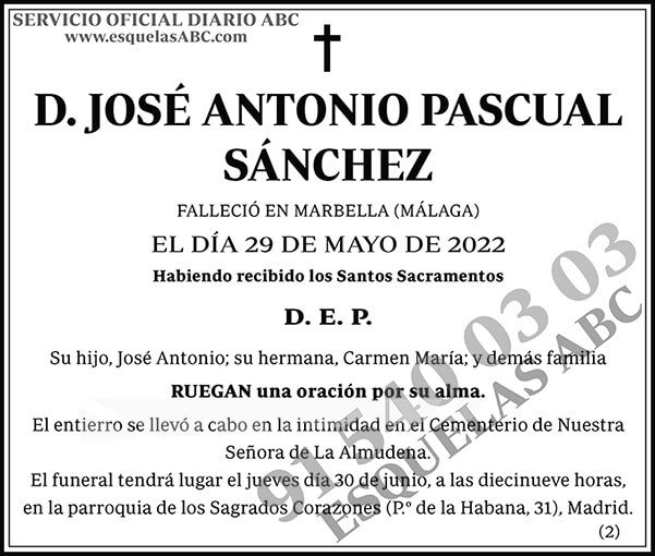 José Antonio Pascual Sánchez