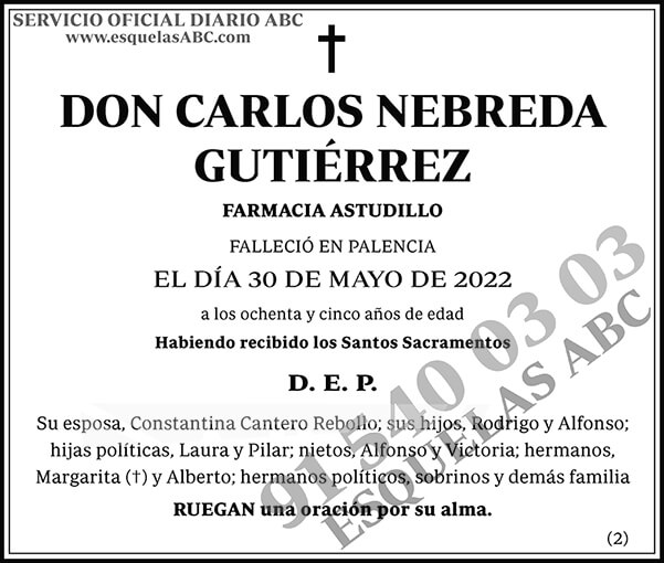 Carlos Nebreda Gutiérrez