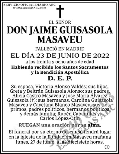Jaime Guisasola Maseveu