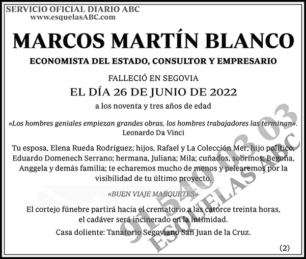 Marcos Martín Blanco