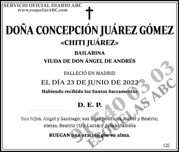 Concepción Juárez Gómez