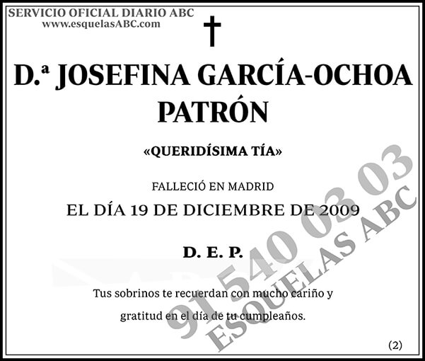 Josefina García-Ochoa Patrón