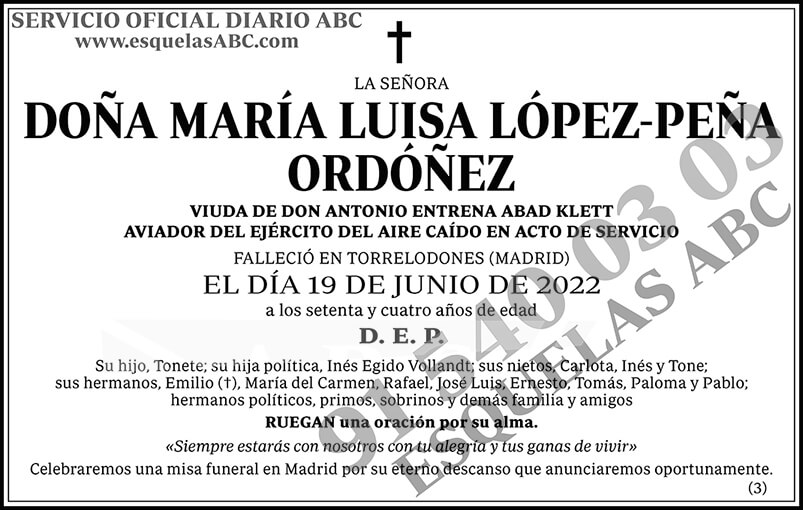 María Luisa López-Peña Ordóñez