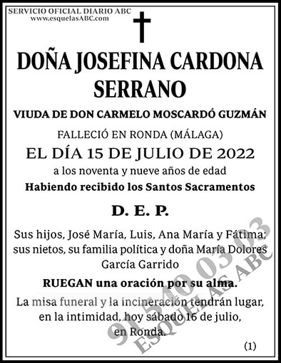 Josefina Cardona Serrano