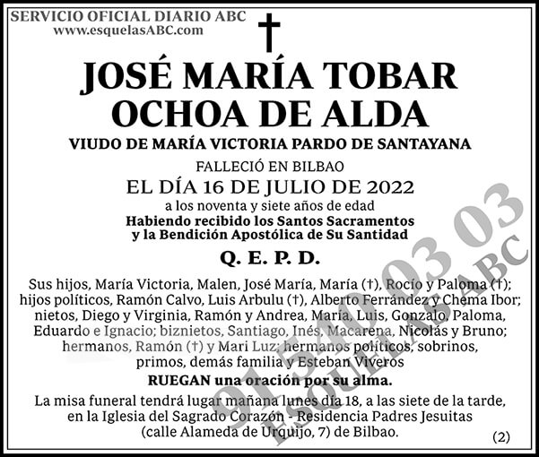 José María Tobar Ochoa de Alda
