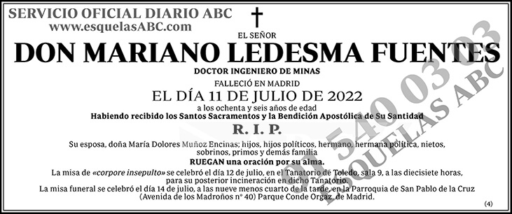 Mariano Ledesma Fuentes