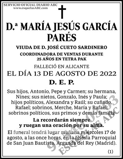 María Jesús García Parés