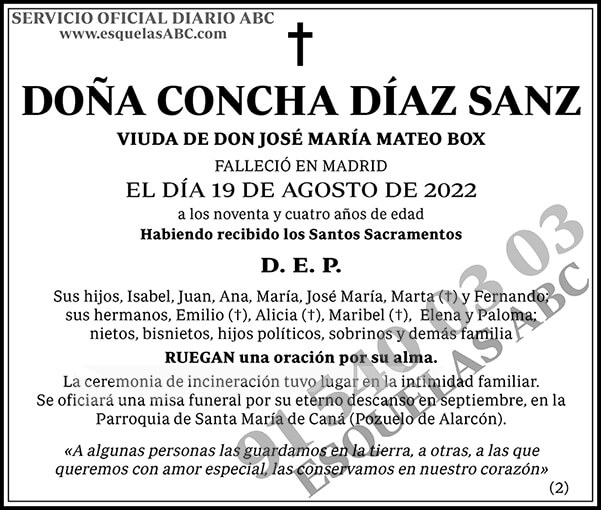 Concha Díaz Sanz