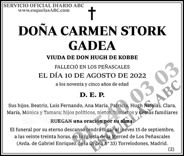 Carmen Stork Gadea
