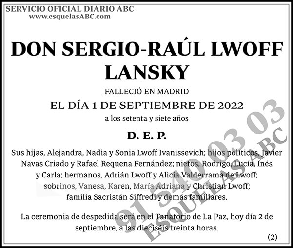 Sergio-Raúl Lwoff Lansky