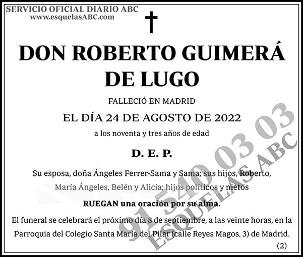 Roberto Guimerá de Lugo