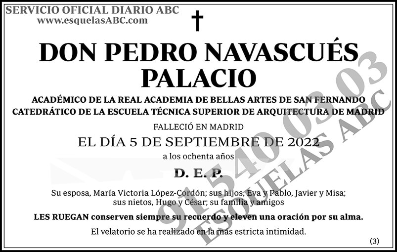 Pedro Navascués Palacio