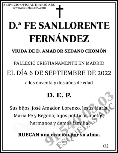 Fe Sanllorente Fernández