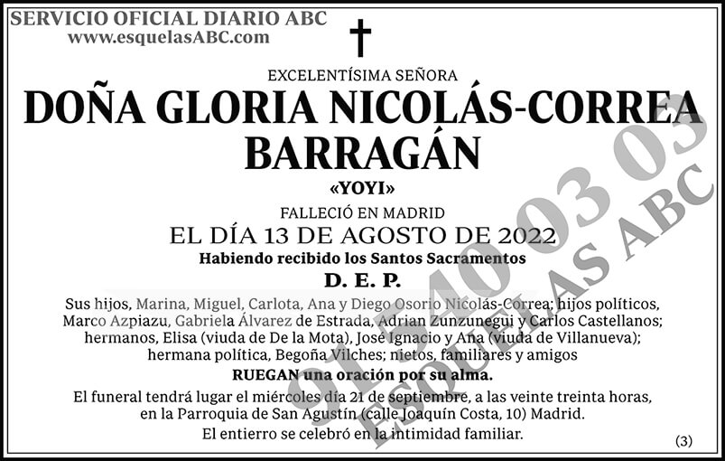 Gloria Nicolás-Correa Barragán