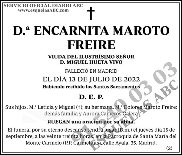 Encarnita Maroto Freire