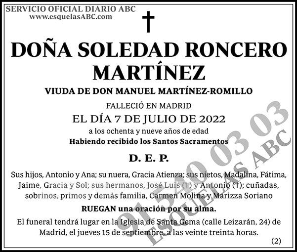 Soledad Roncero Martínez