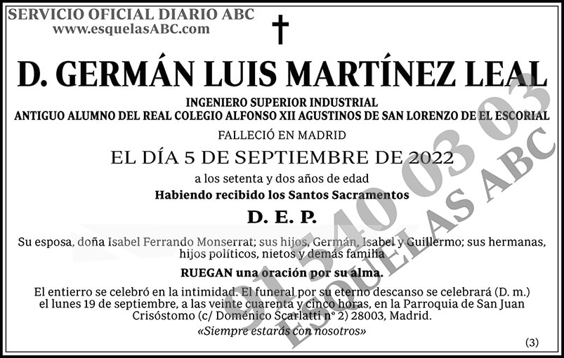 Germán Luis Martínez Leal