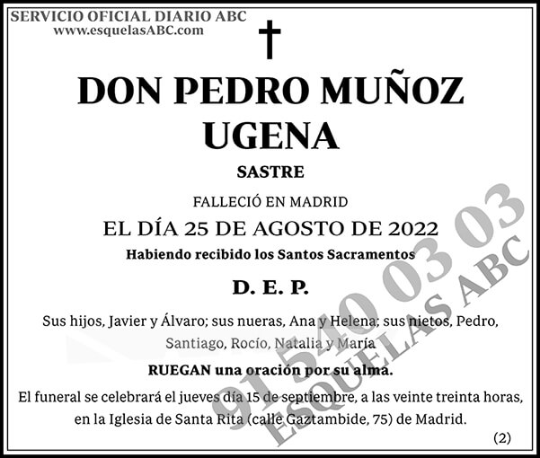 Pedro Muñoz Ugena