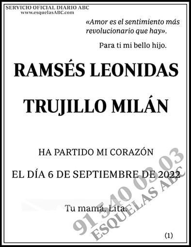 Ramsés Leonidas Trujillo Milán