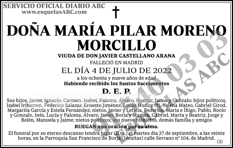 María Pilar Moreno Morcillo