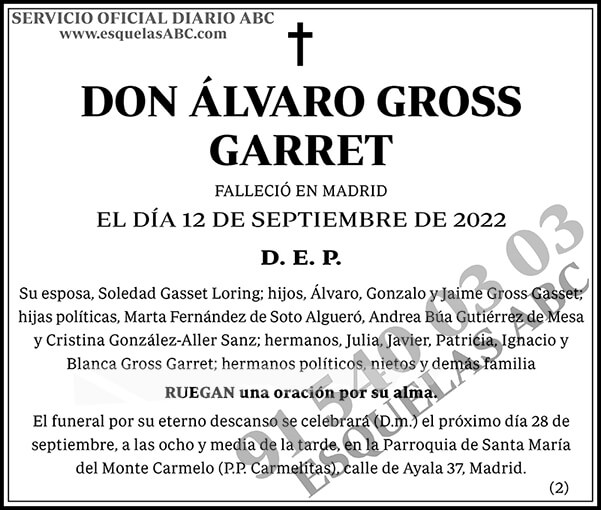 Álvaro Gross Garret