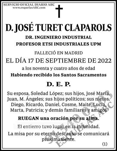 José Turet Claparols