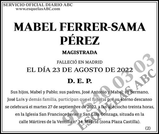 Mabel Ferrer-Sama Pérez