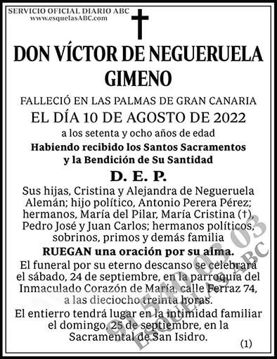 Víctor de Negueruela Gimeno