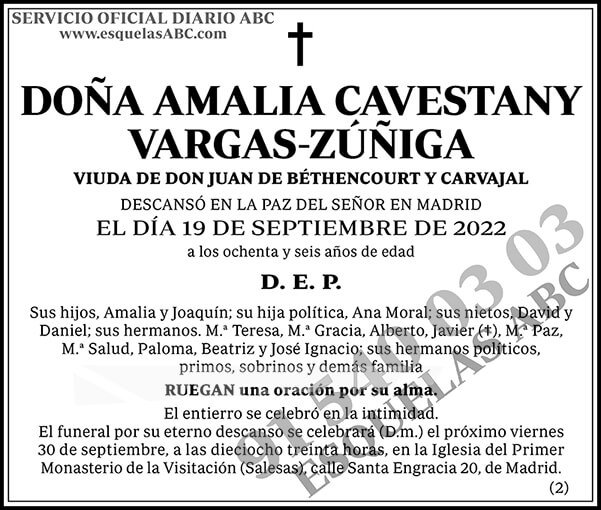 Amalia Cavestany Vargas-Zúñiga