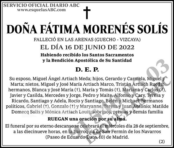 Fátima Morenés Solís
