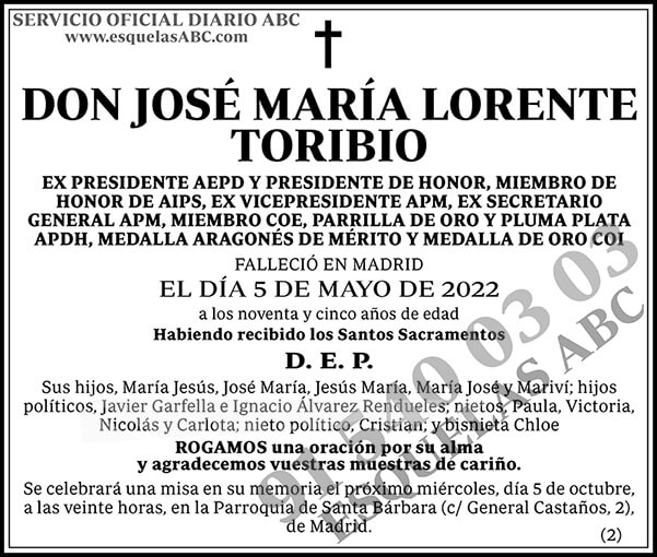 José María Lorente Toribio
