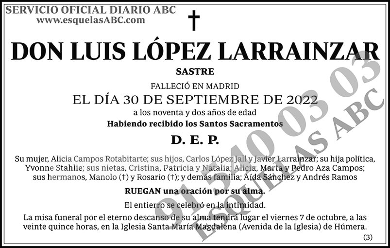Luis López Larrainzar