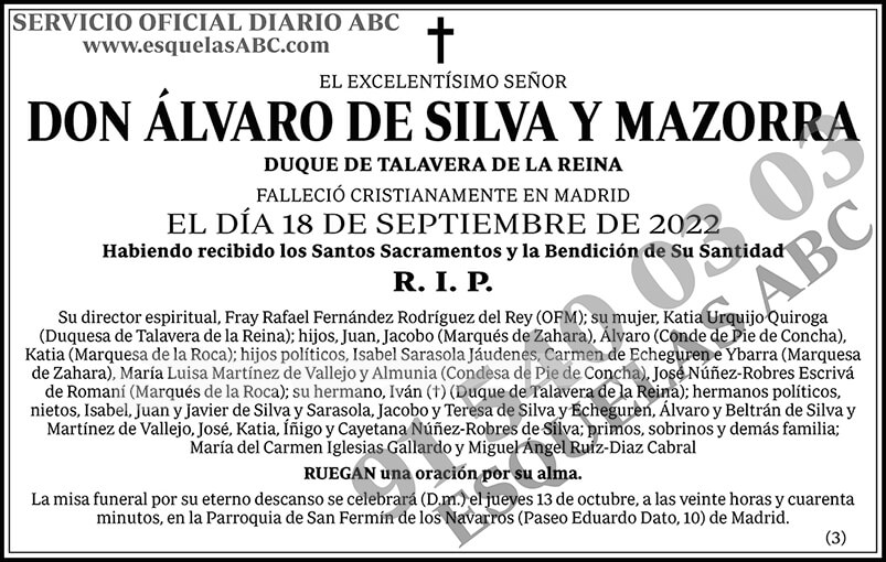 Álvaro de Silva y Mazorra