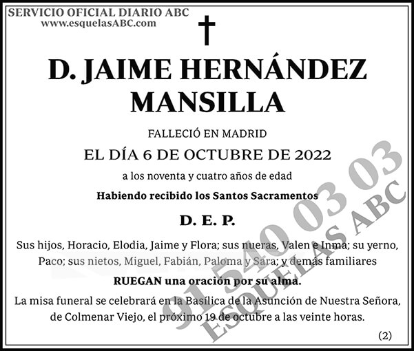 Jaime Hernández Mansilla