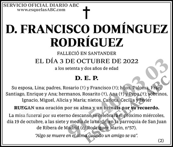 Francisco Domínguez Rodríguez
