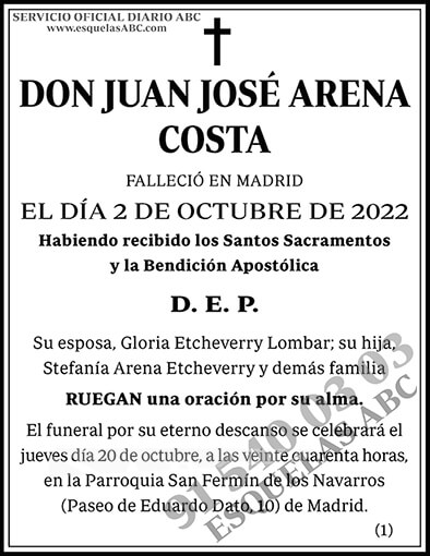 Juan José Arena Costa