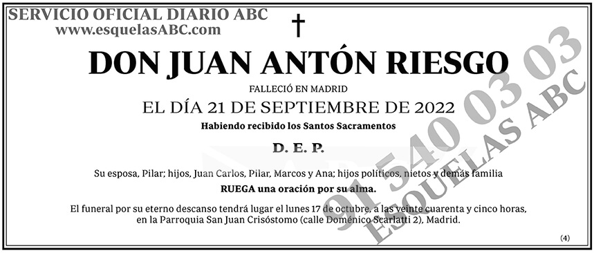Juan Antón Riesgo
