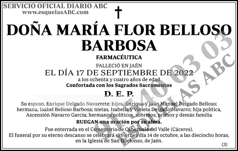 María Flor Belloso Barbosa