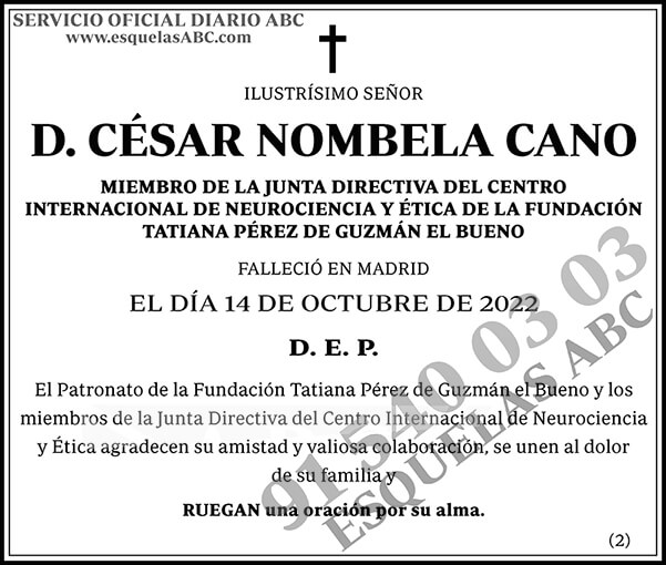 César Nombela Cano