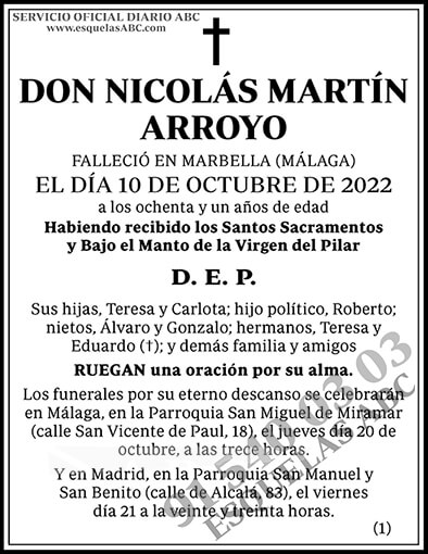 Nicolás Martín Arroyo