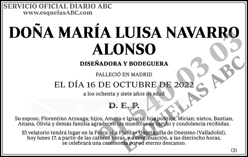 María Luisa Navarro Alonso