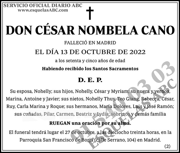 César Nombela Cano
