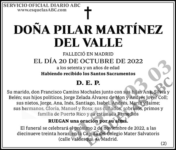 Pilar Martínez del Valle