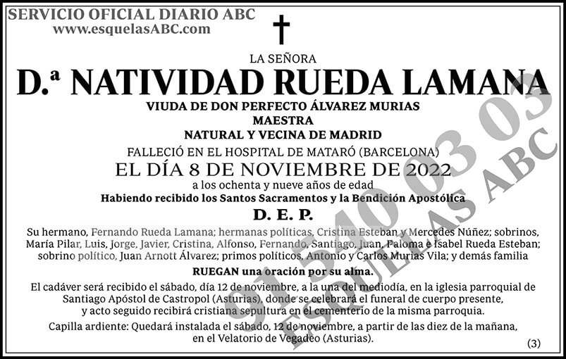 Natividad Rueda Lamana