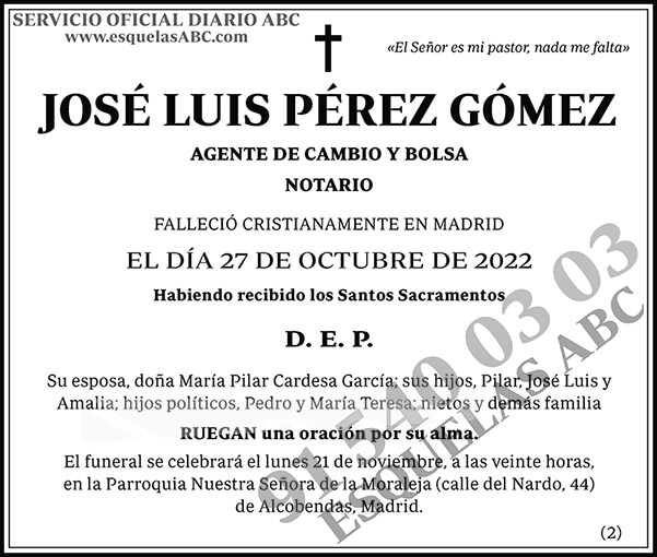 José Luis Pérez Gómez