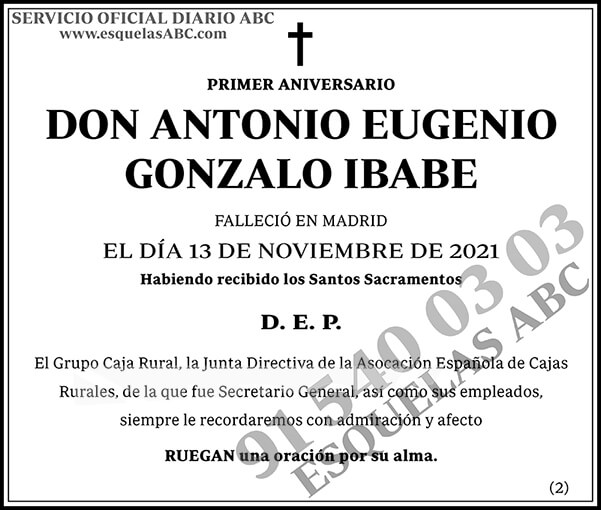 Antonio Eugenio Gonzalo Ibabe