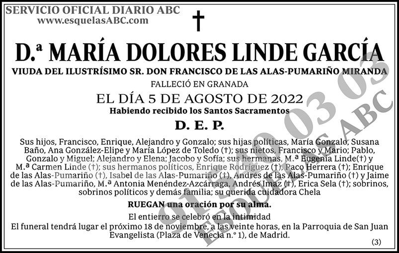 María Dolores Linde García