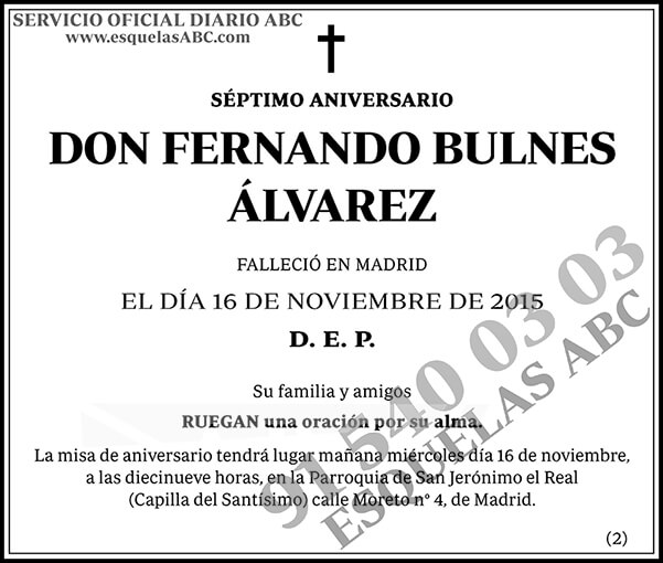 Fernando Bulnes Álvarez