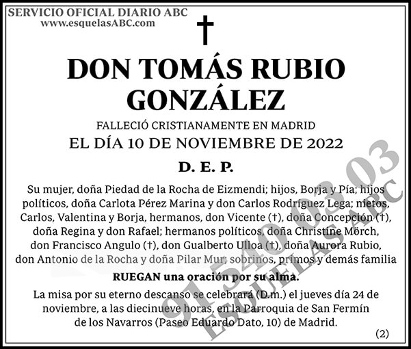 Tomás Rubio González
