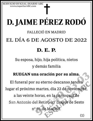 Jaime Pérez Rodó